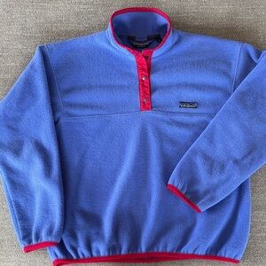 PATAGONIA Synchilla Sweater Pullover Vintage Warm Base Layer EUC Size 7/8